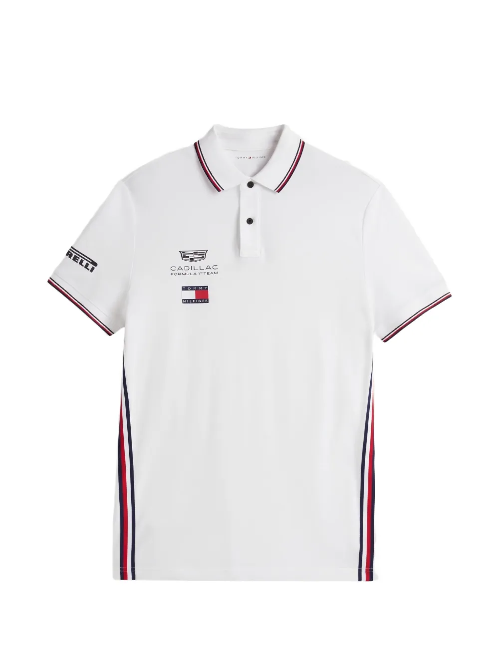 Tommy Hilfiger TH x Cadillac Formula 1 Team polo shirt - Weiß