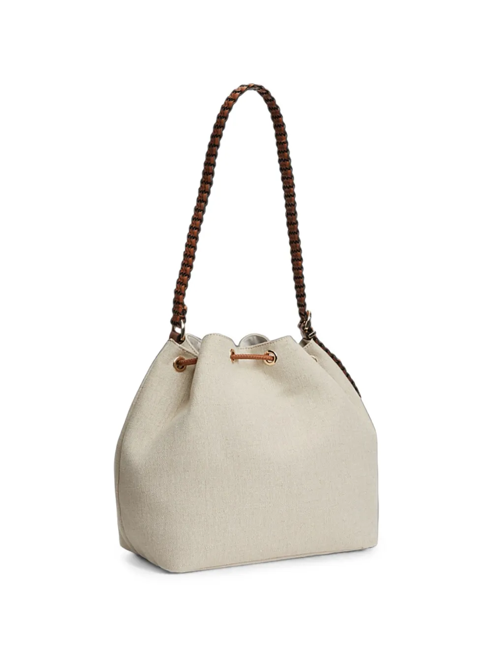 Tommy Hilfiger Canvas vissershoed met geborduurd logo Wit