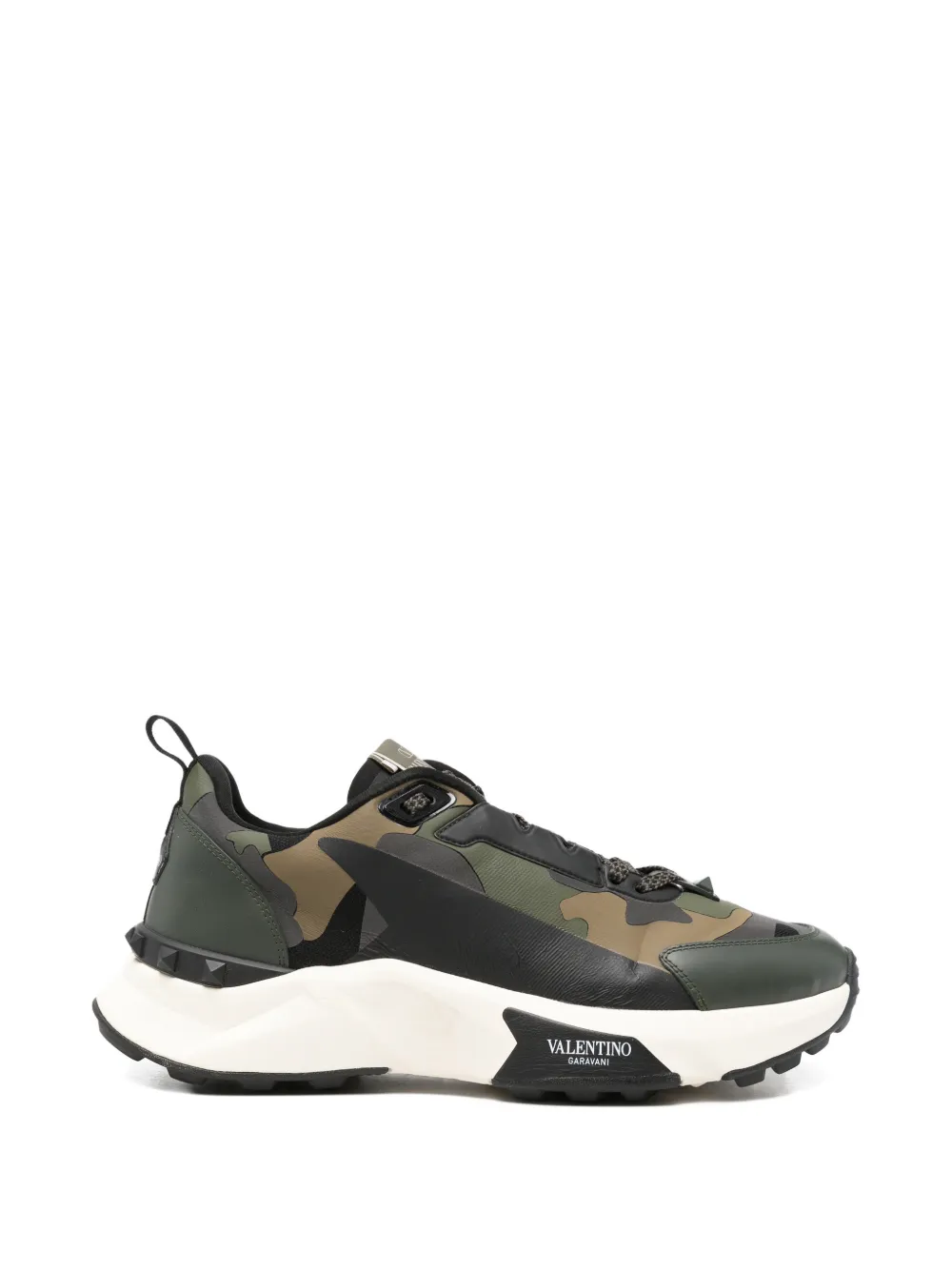 Valentino Garavani Pre-Owned True Act camouflage-print sneakers - Verde