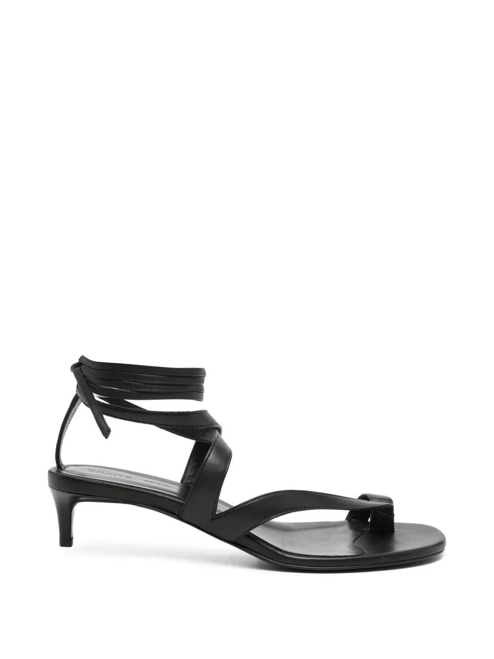 KHAITE Pre-Owned Aimee tie-fastening sandals - Schwarz