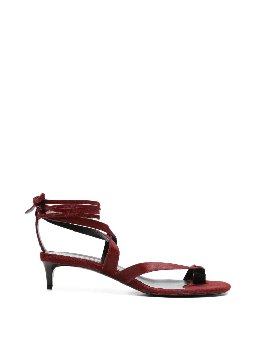 KHAITE Pre-Owned Aimee lace-up sandals - Rot