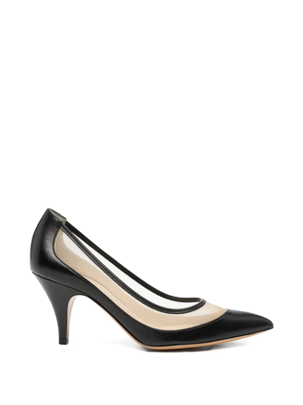 KHAITE Pre-Owned The River mesh-panel pumps - Schwarz