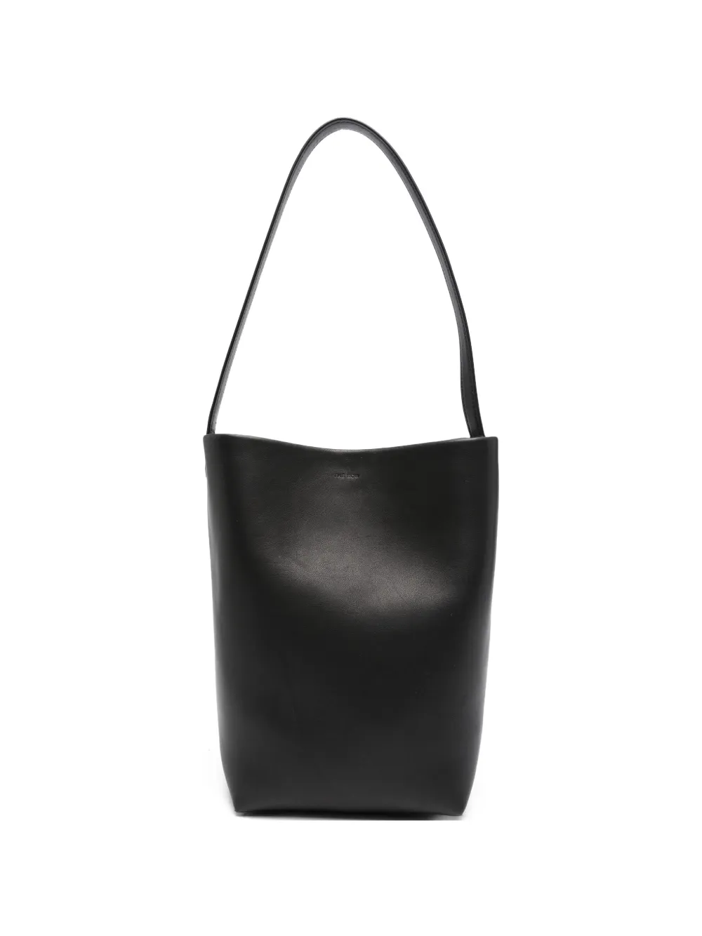 The Row Pre-Owned N/S leather shoulder bag - Nero