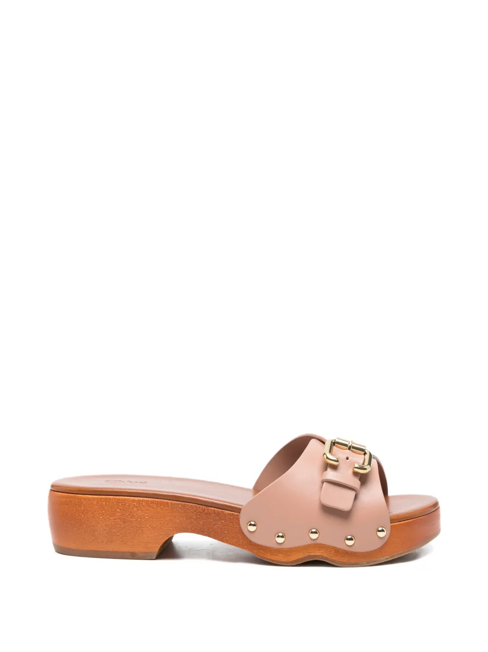 Chloé Pre-Owned Jeanette buckled sandals - Rosa
