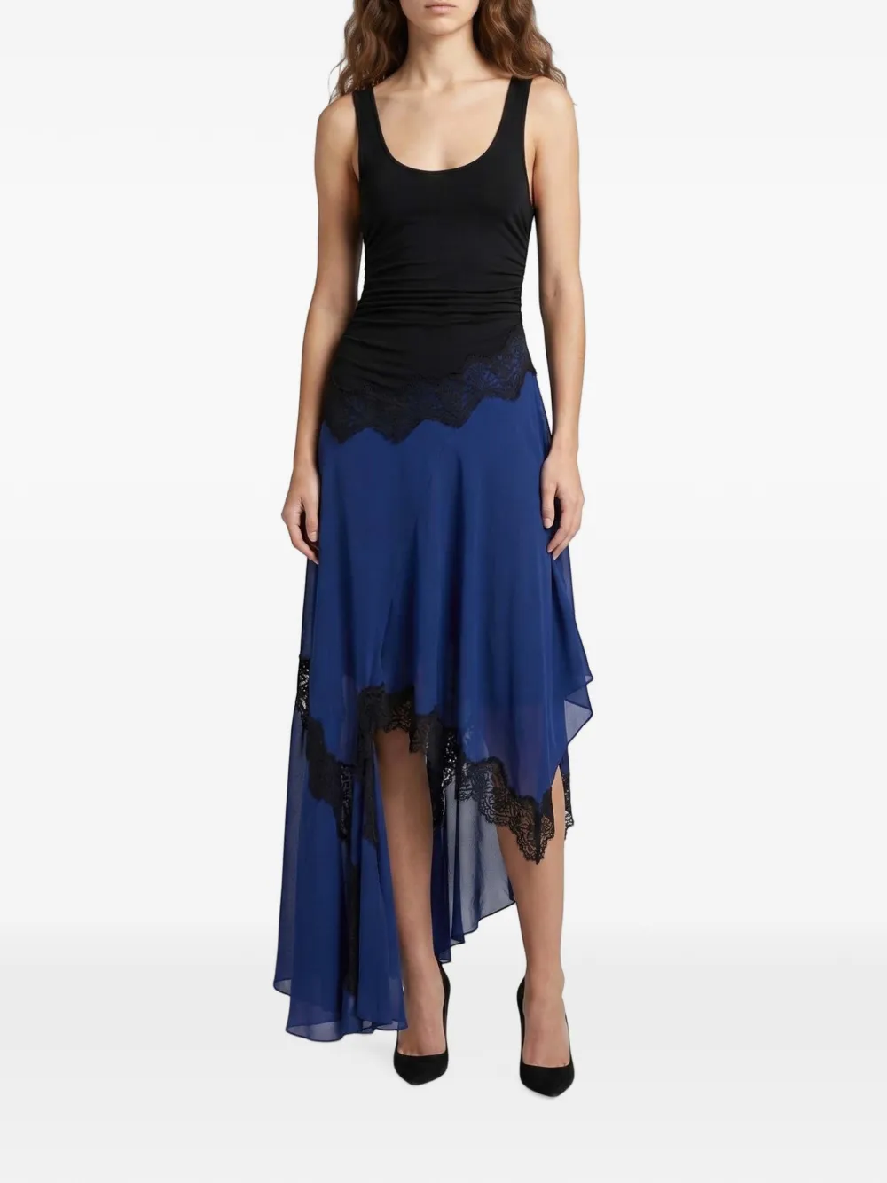Christopher Esber Asymmetrische mini-jurk Blauw