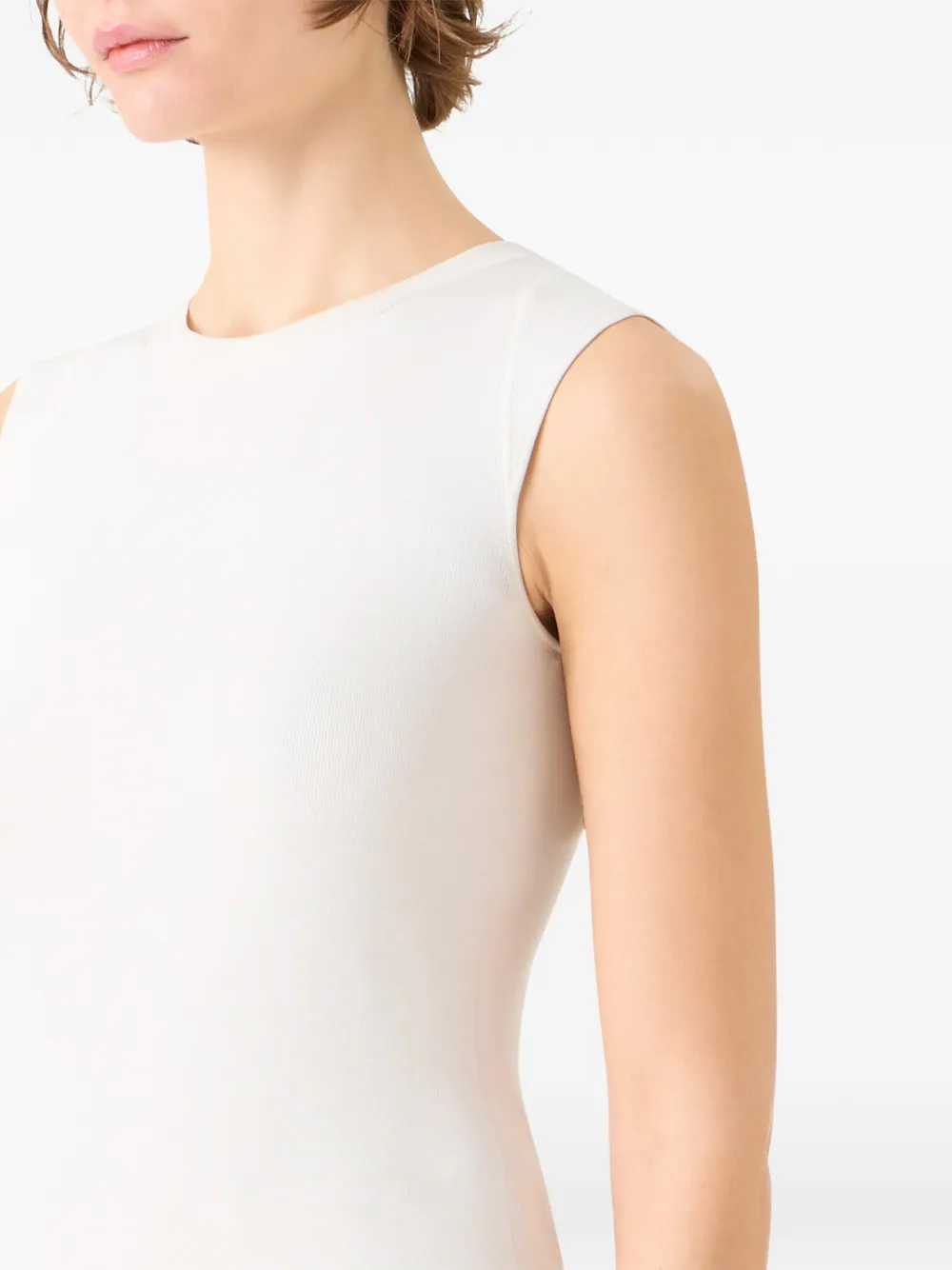 Akris Sleeveless Top In White