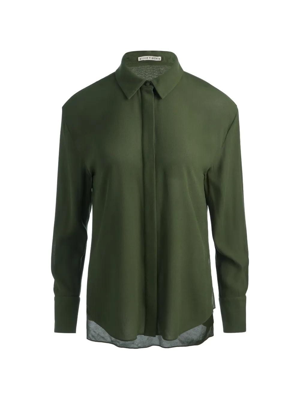 alice + olivia Dimitra oversized shirt - Grün