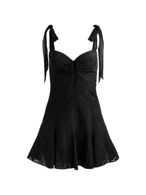 alice + olivia Ambrie embroidered mini dress