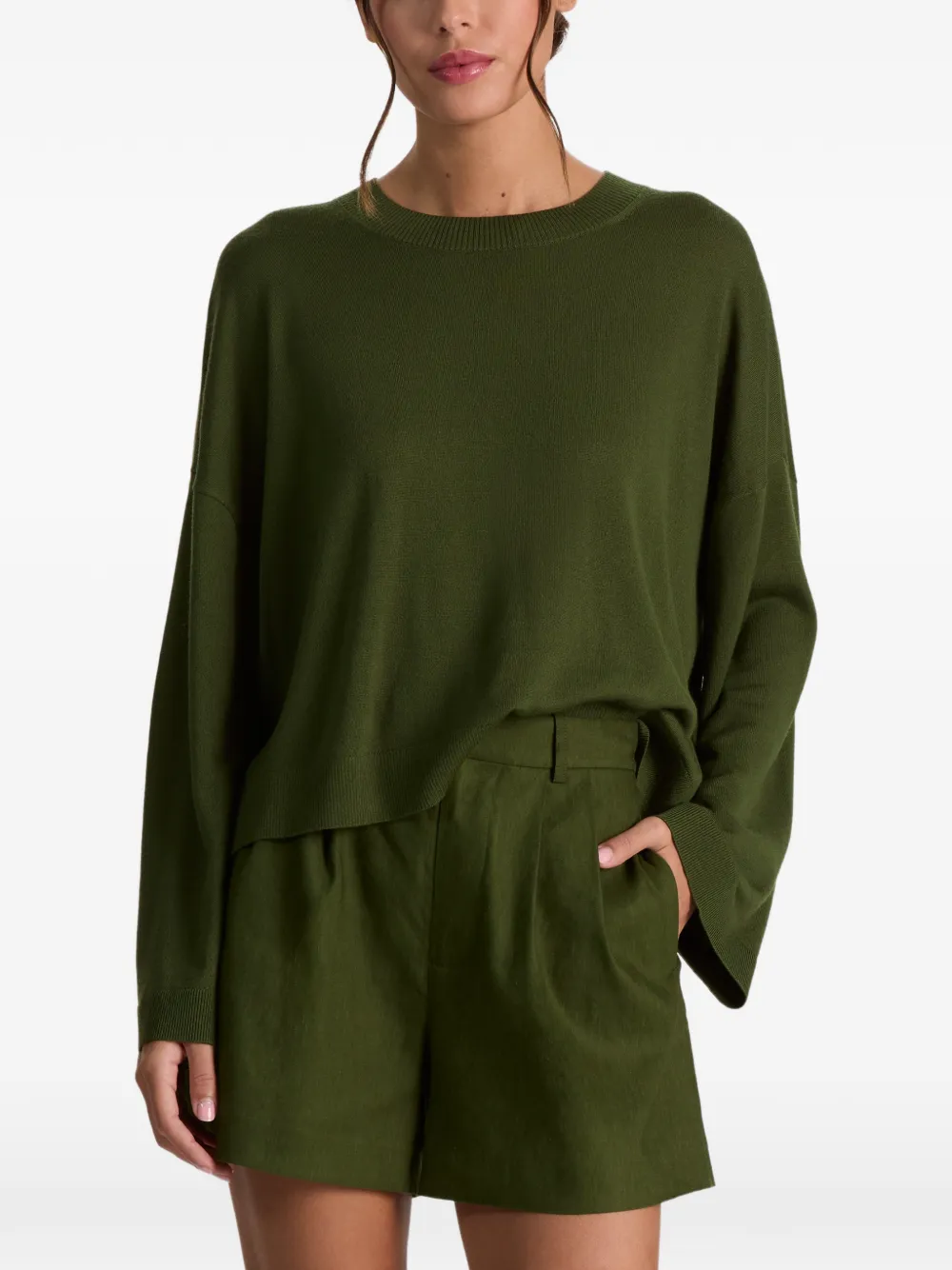 alice + olivia Margie trui Groen