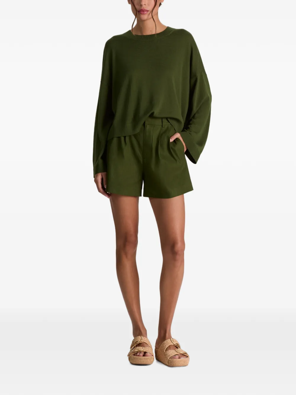 alice + olivia Margie trui Groen