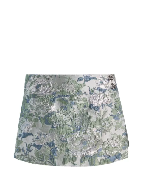 alice + olivia Short-saia Somers de jacquard floral