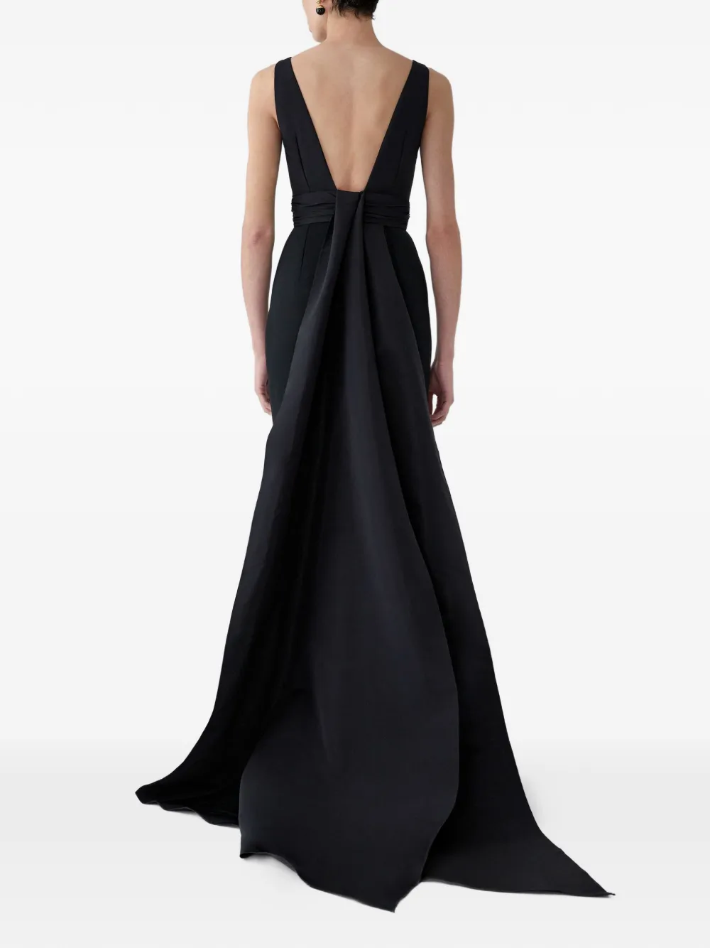 Carolina Herrera Avondjurk met strik Zwart