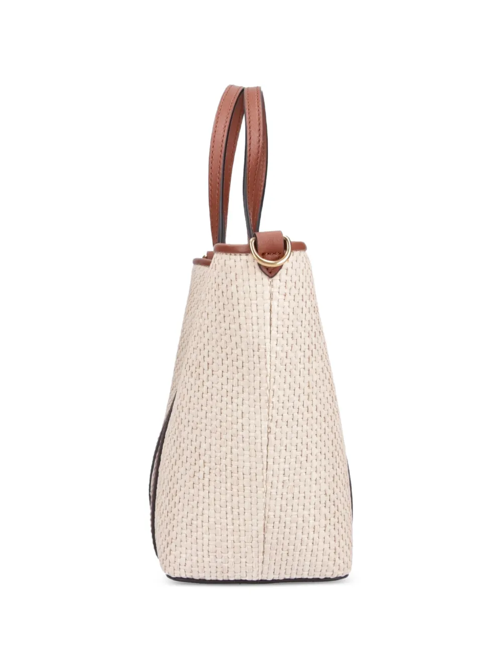 Mulberry Bayswater geweven mini-shopper Beige