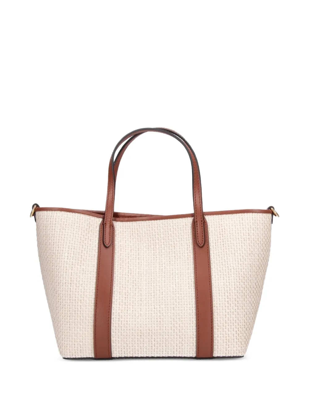 Mulberry Bayswater geweven mini-shopper Beige