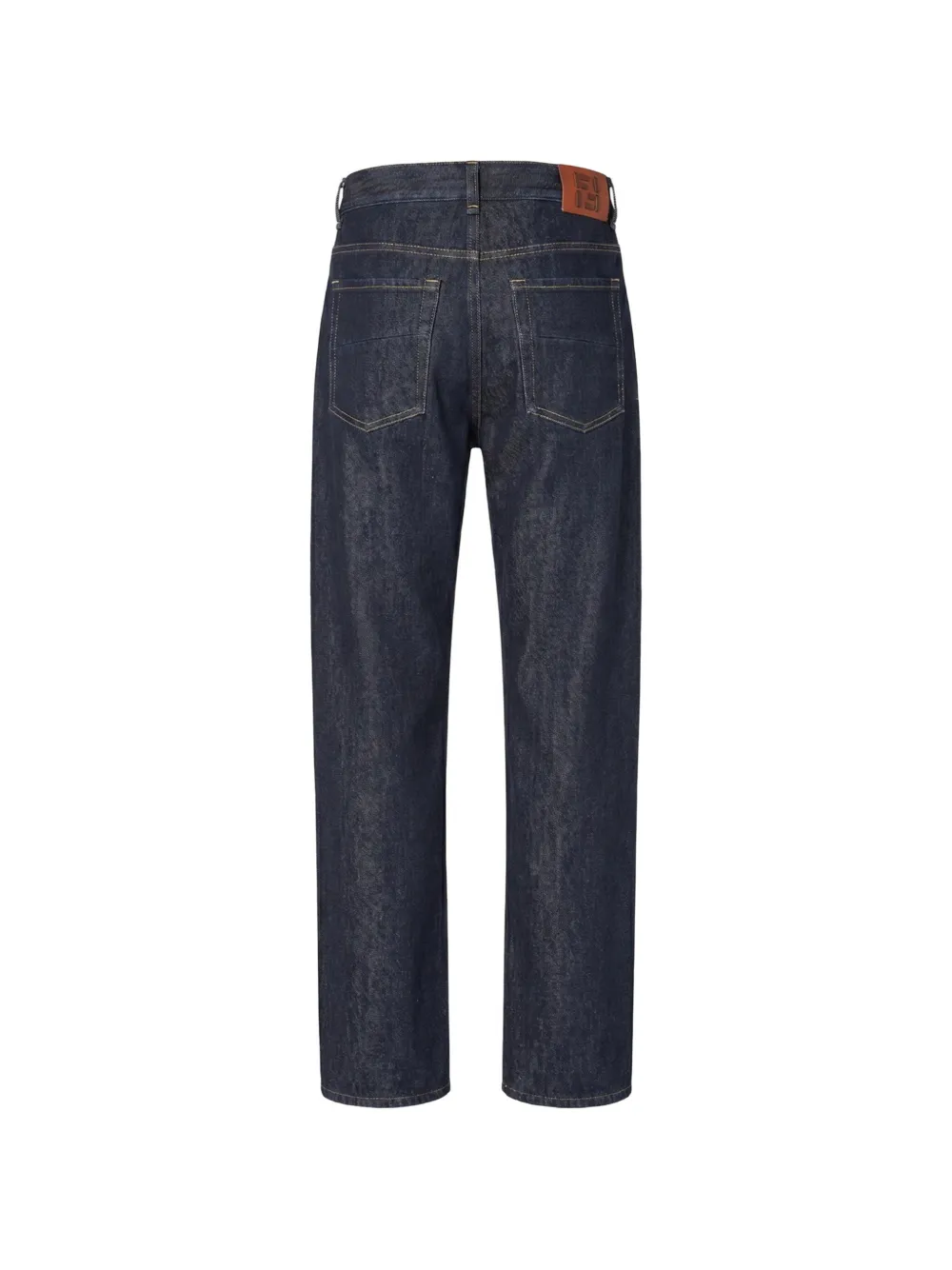 FENDI Jeans met logopatch Blauw