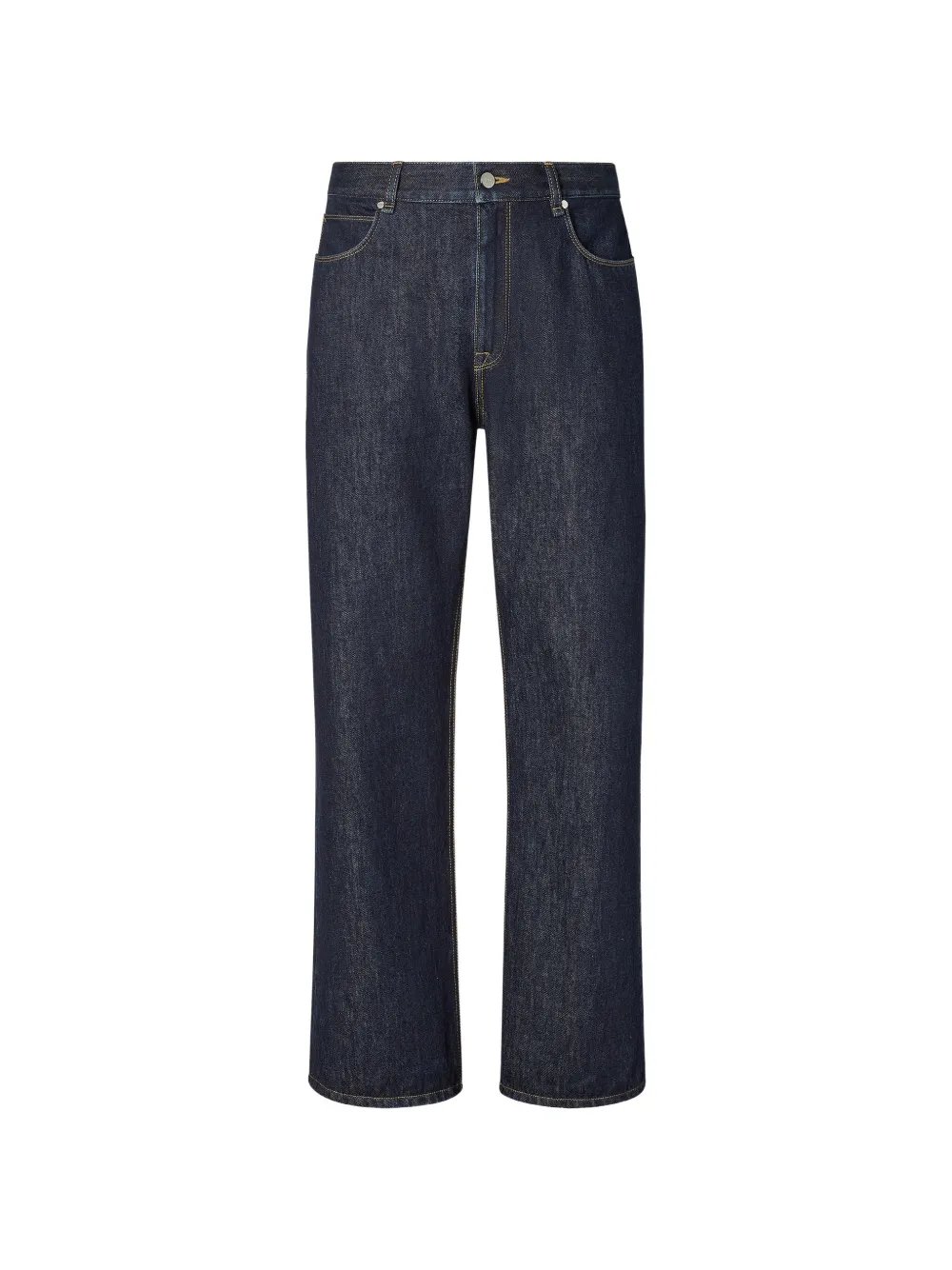 FENDI Jeans met logopatch Blauw