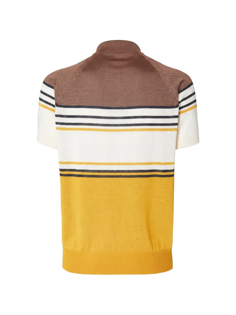 FENDI Gestreept poloshirt Geel