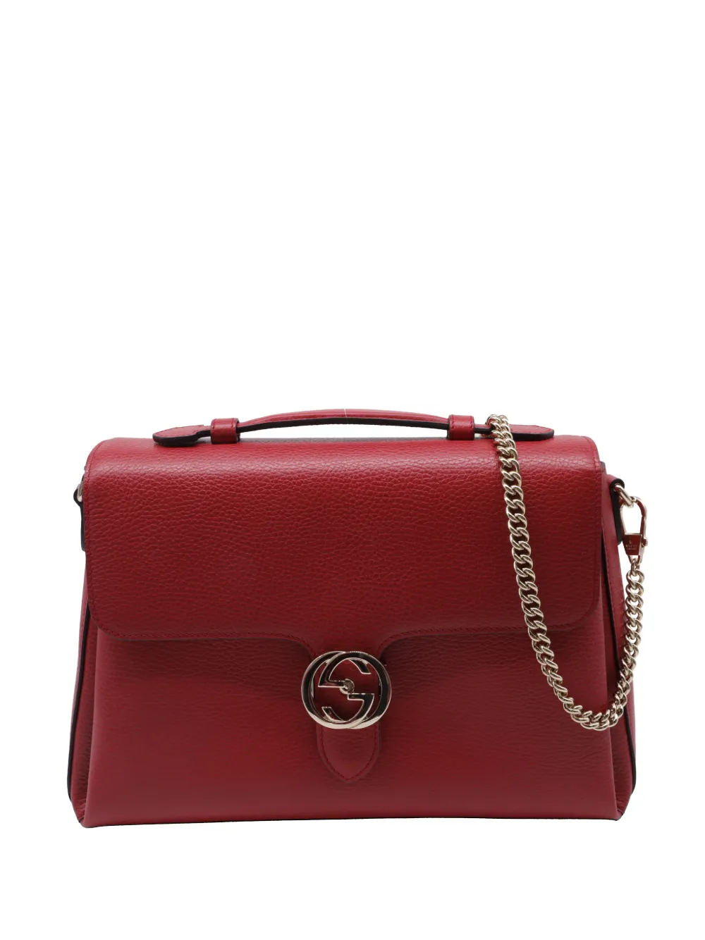 Gucci Pre-Owned Interlocking G Dollar shoulder bag - Red