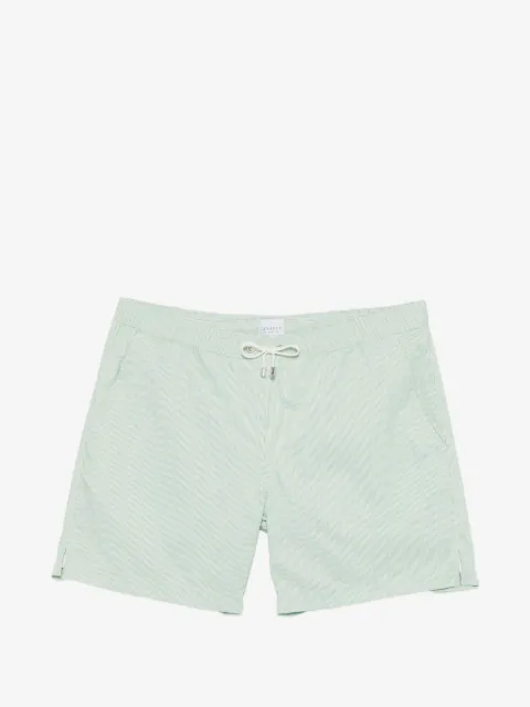 Sunspel short de bain à fines rayures
