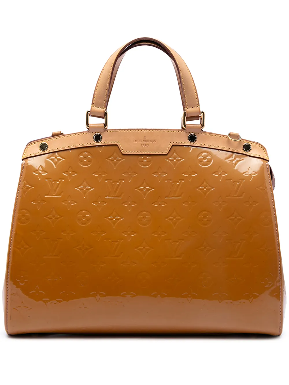 Louis Vuitton Pre-Owned 2013 Monogram Vernis Brea GM satchel - Marrone