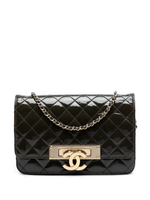 CHANEL Pre-Owned sac à bandoulière Golden Class Wallet On Chain en cuir Caviar matelassé (2014-2015)