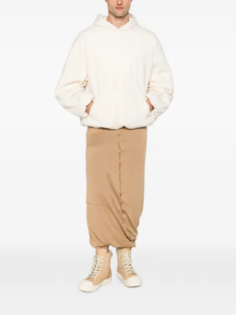 ROT Trap button-up wool midi skirt
