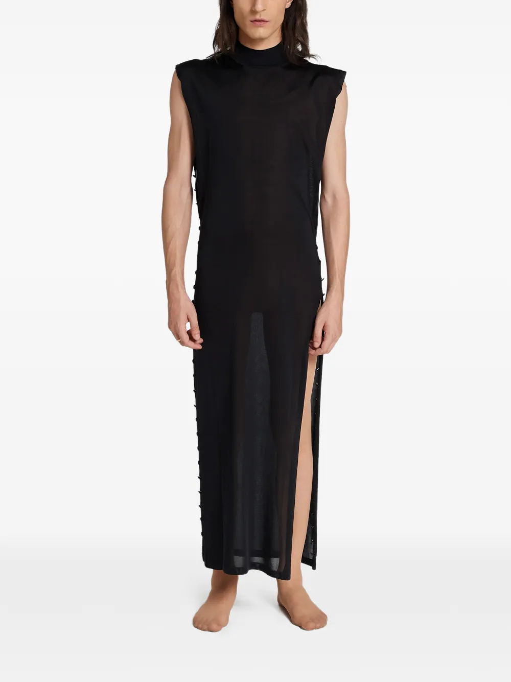 ROT The Vestal button-fastening dress - Schwarz
