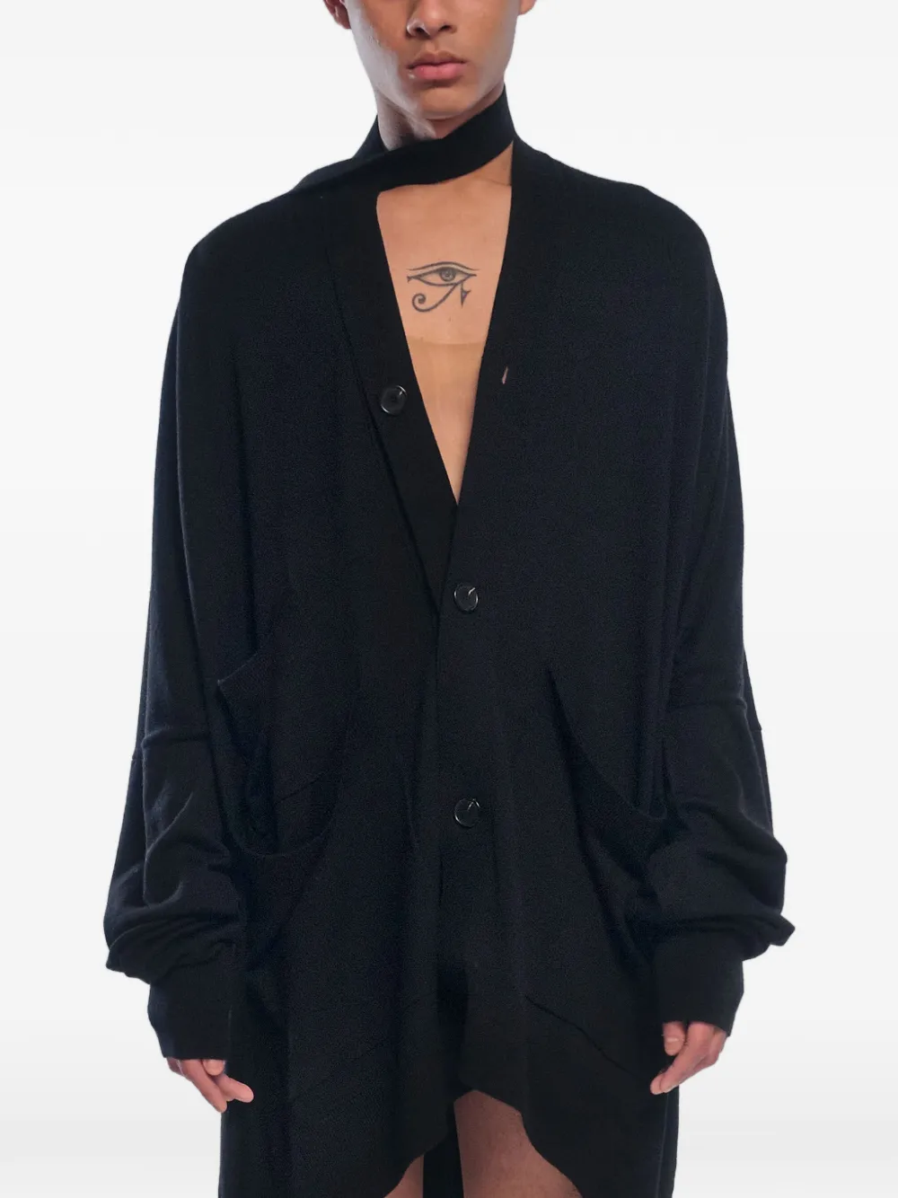 ROT The Iconic Coat oversized cardigan - Black