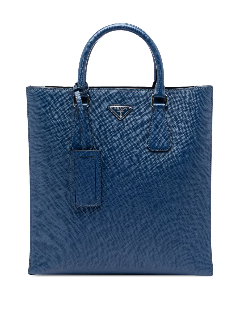 Prada Pre-Owned 2013-2026 Saffiano North South tote bag - Blu