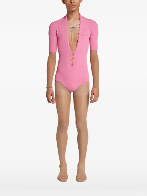 ROT The Vertigo plunging-neck bodysuit