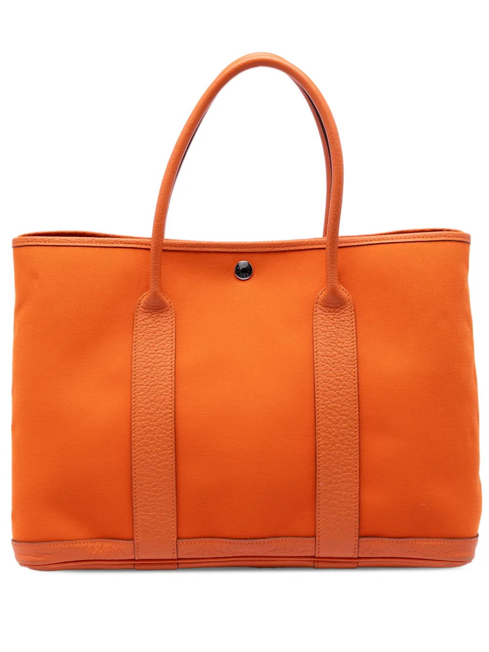 Hermès Pre-Owned 2012 Toile and Negonda Garden Party 36 tote bag - Orange