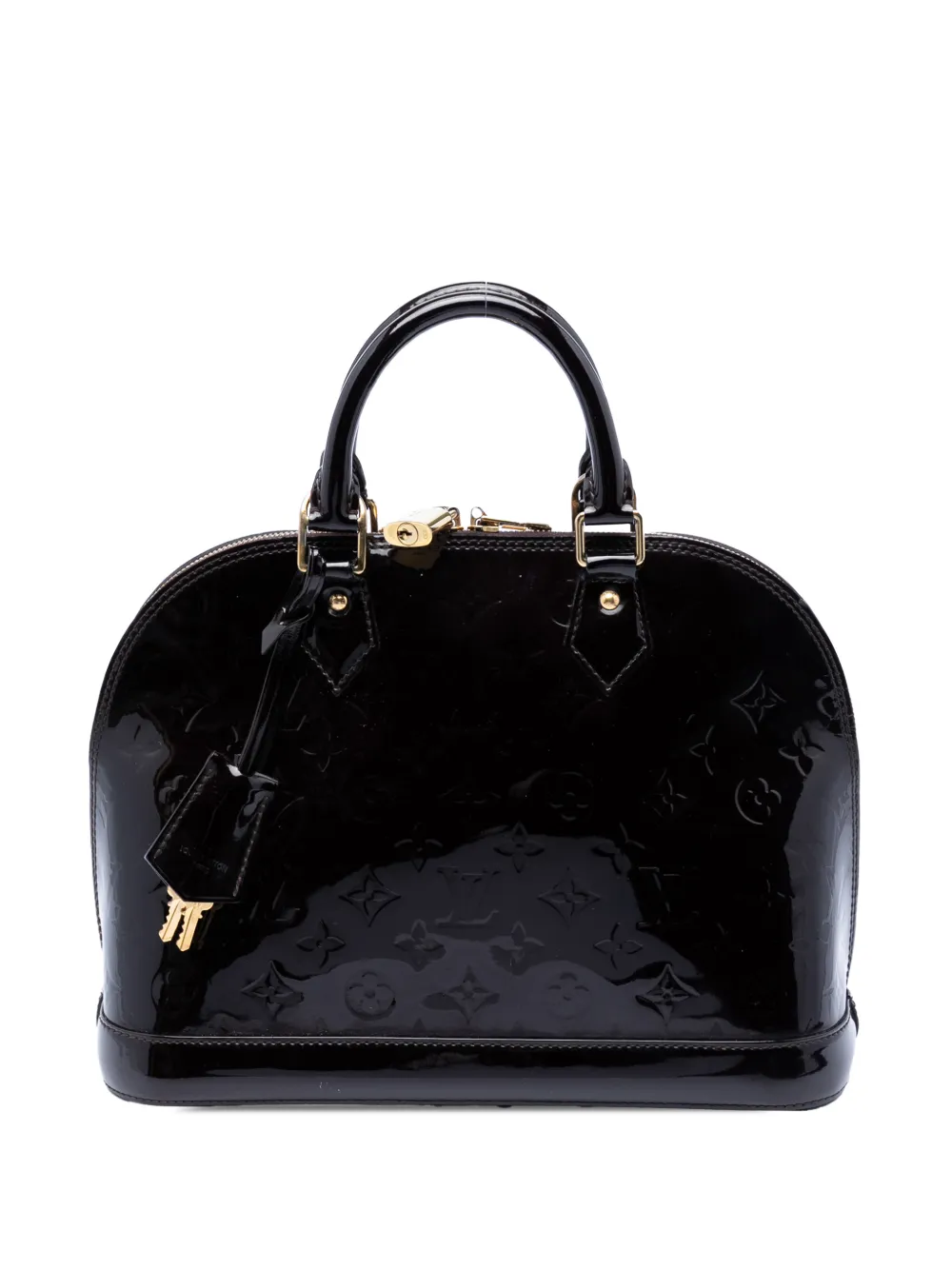 Louis Vuitton Pre-Owned 2014 Monogram Vernis Alma PM satchel - Black