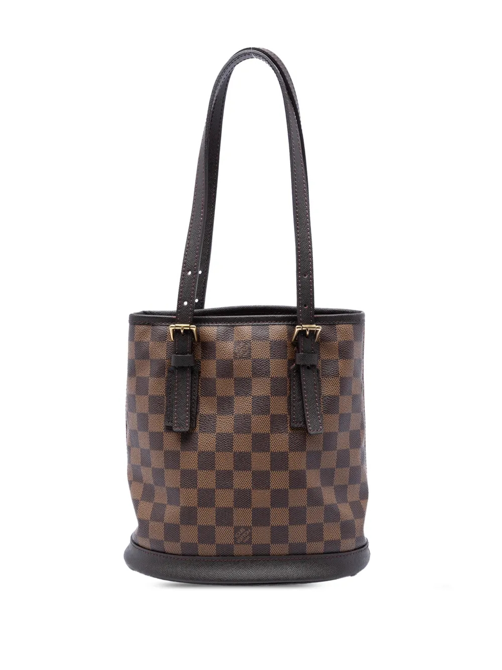 Louis Vuitton Pre-Owned 2000 Damier Ebene Marais bucket bag - Marrone