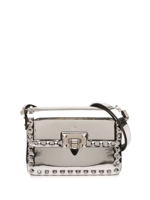 Valentino Garavani Pre-Owned 2018-2026 Small Mirror Calfskin Rockstud23 shoulder bag