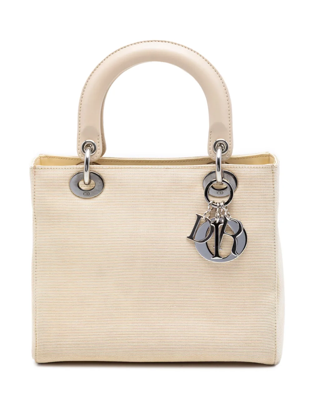 Christian Dior Pre-Owned 1998 Medium Canvas Lady Dior handbag - Brown