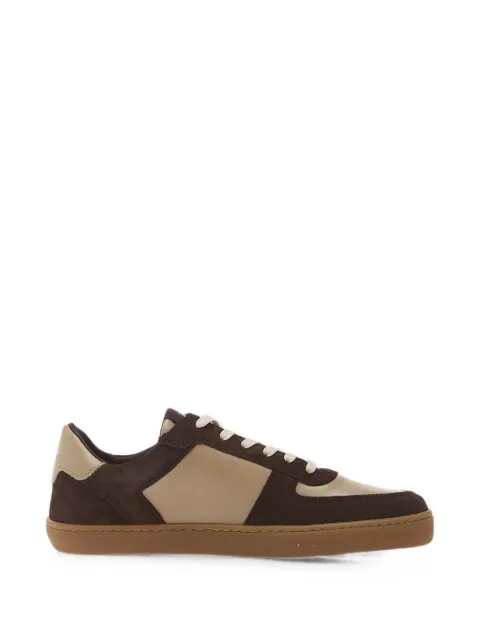 GROUNDIES Hamptons panelled leather sneakers