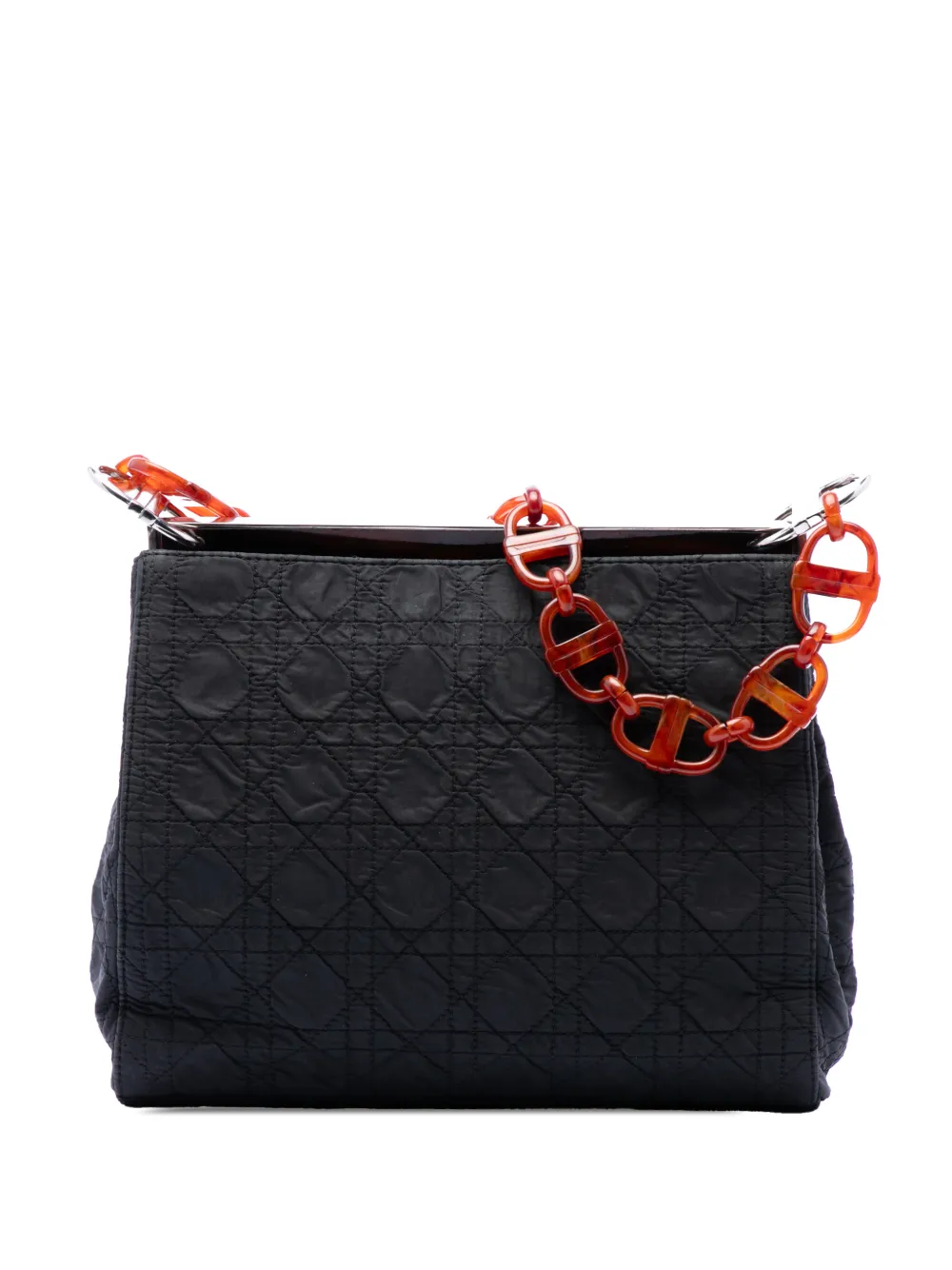 Christian Dior Pre-Owned 1997 Nylon Cannage shoulder bag - Black