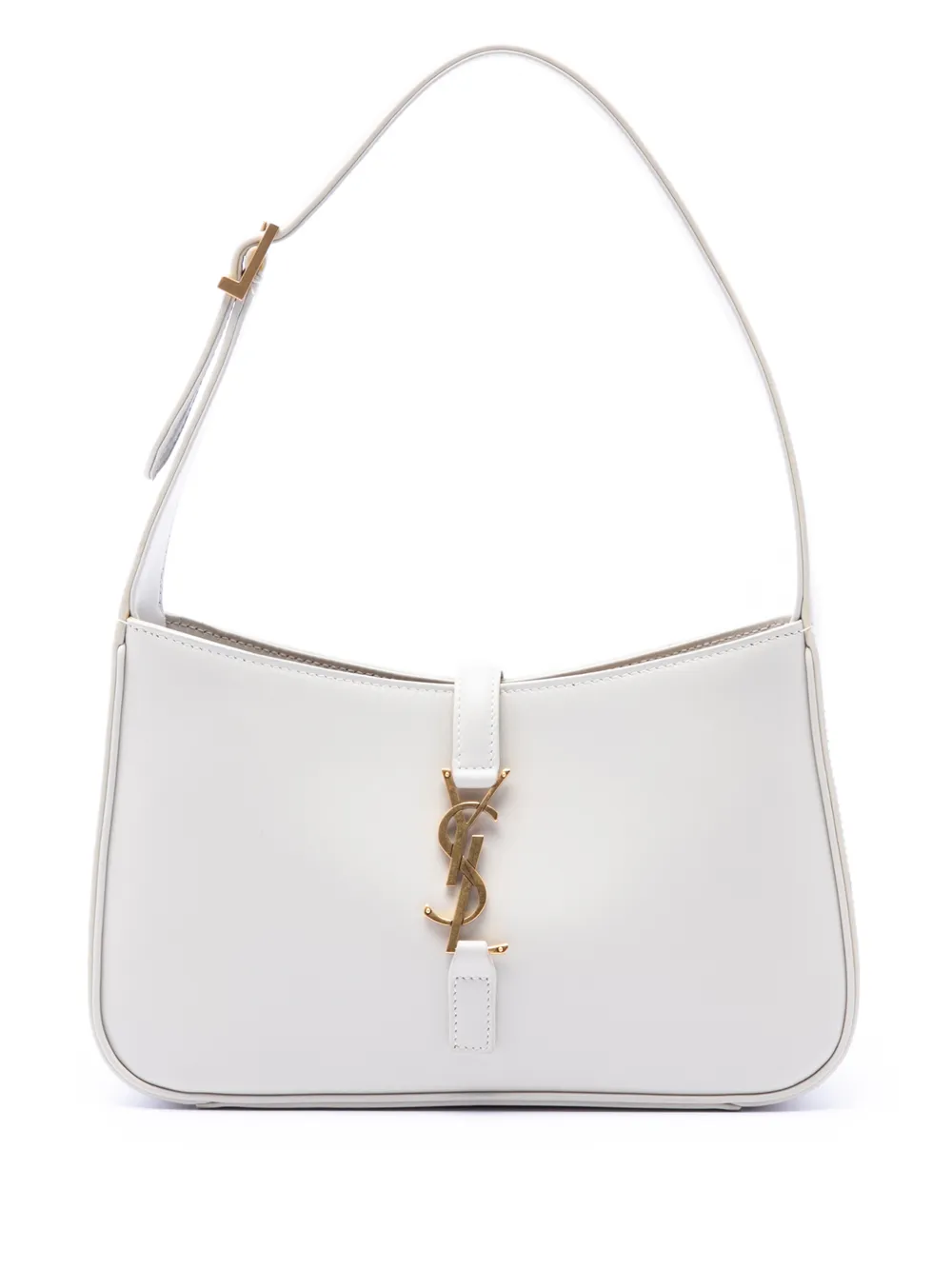 Saint Laurent Pre-Owned 2023 Smooth Calfskin Le 5 a 7 shoulder bag - Bianco