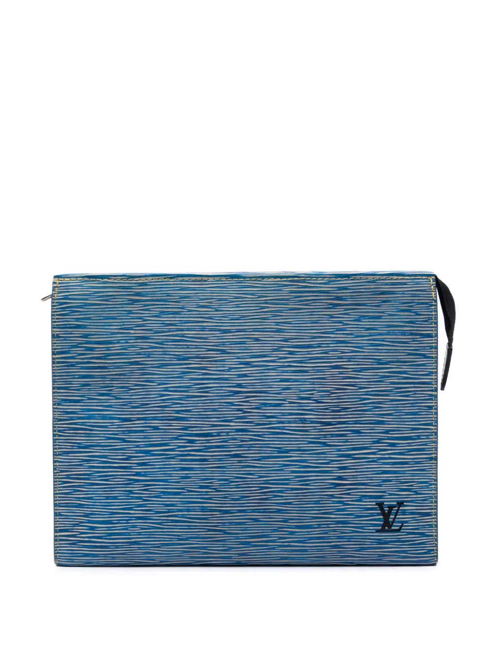Louis Vuitton Pre-Owned 2017 Epi Denim Toiletry Pouch 26 clutch bag - Blu