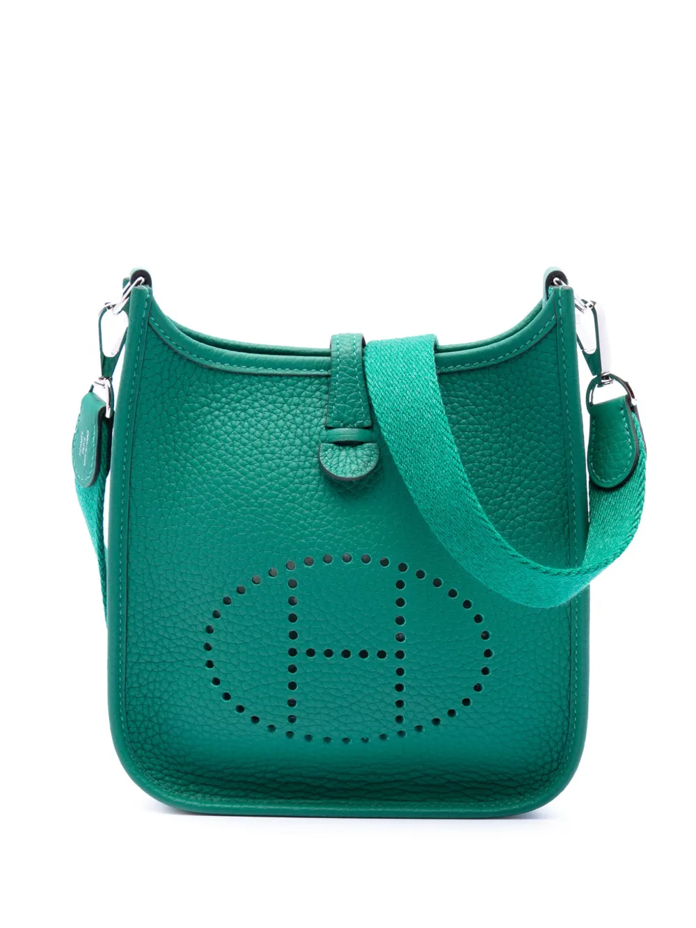 Hermès Pre-Owned 2015-2026 Taurillon Clemence Evelyne I TPM crossbody bag - Verde