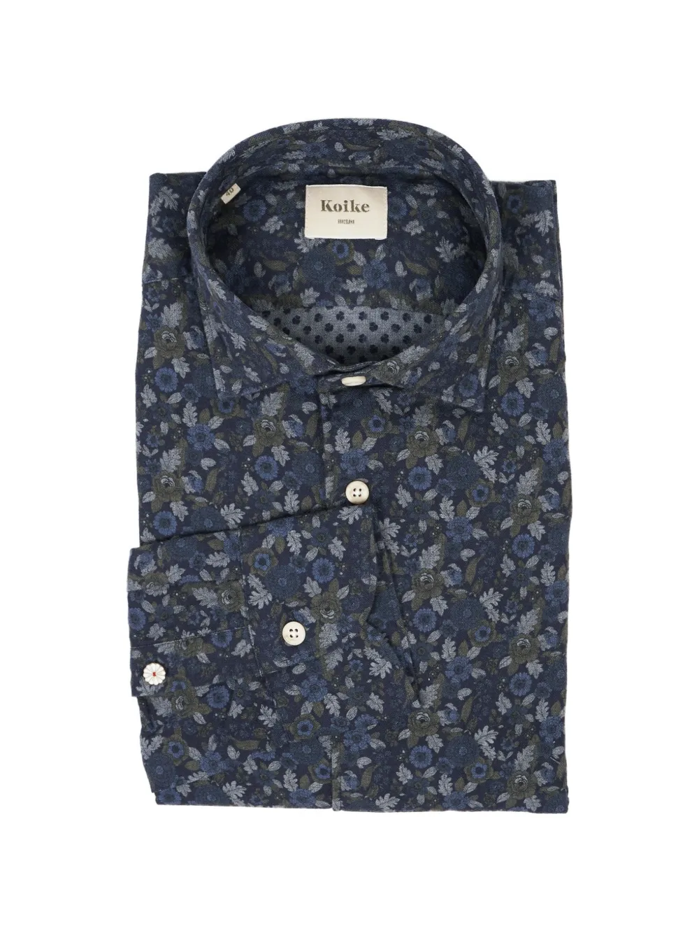 Koike Barcelona floral-print shirt - Blu