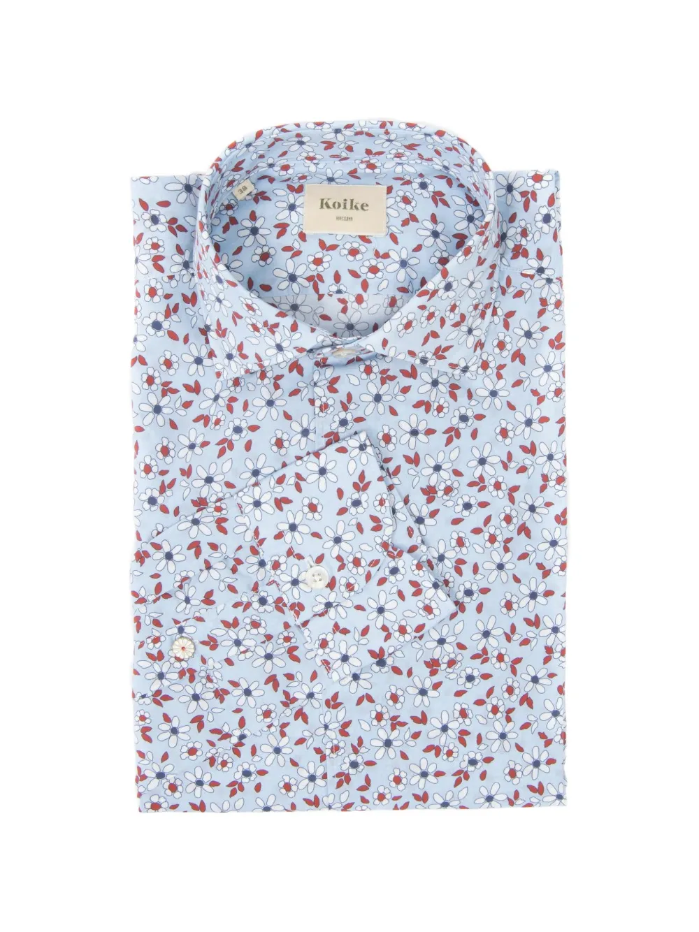 Koike Barcelona floral-print shirt - Blu