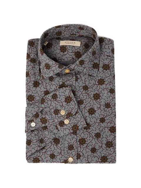 Koike Barcelona floral-print long-sleeve shirt