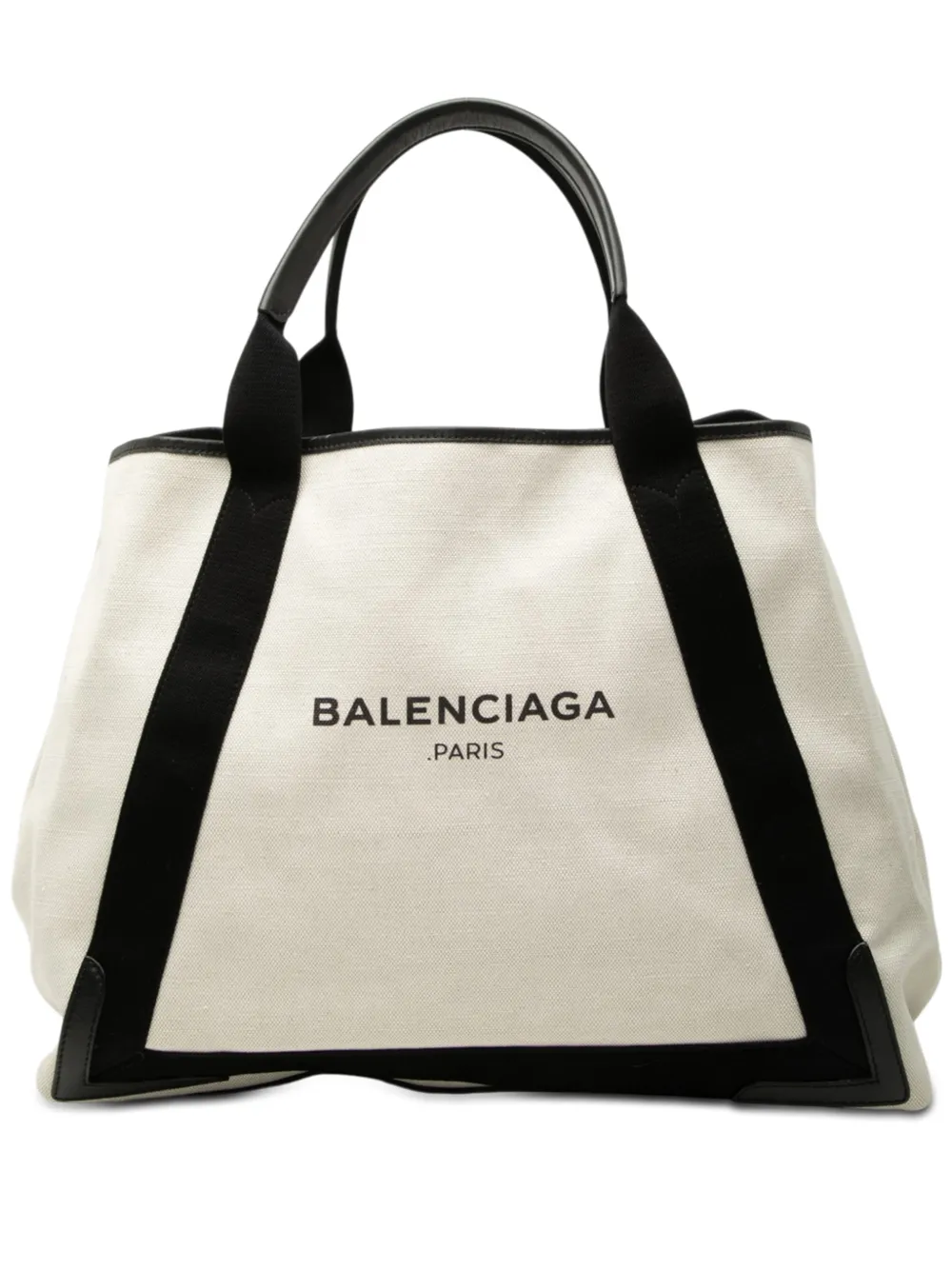 Balenciaga Pre-Owned 2015 Canvas Navy Cabas M tote bag - Schwarz