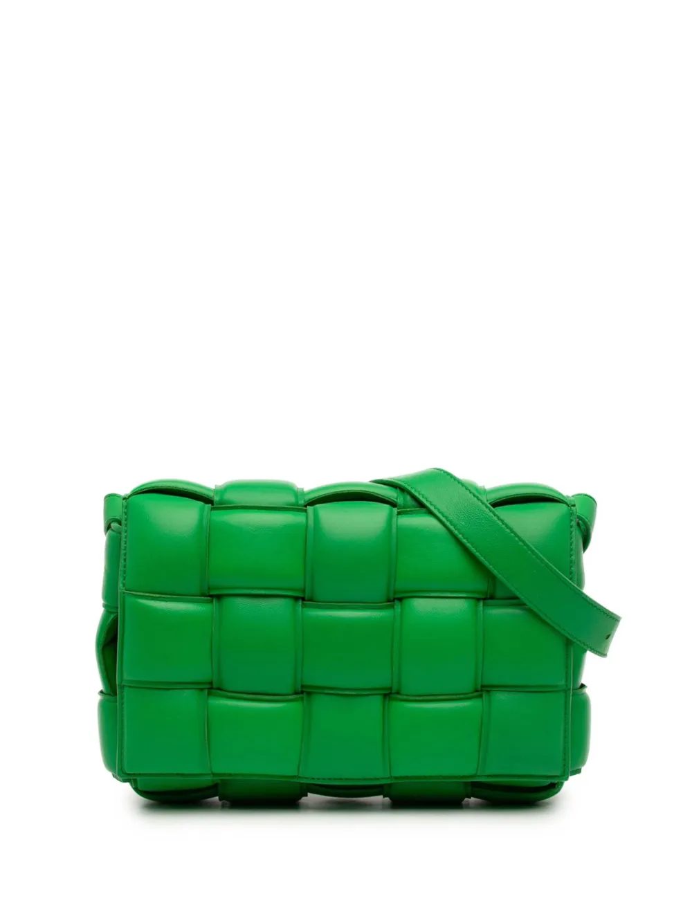 Bottega Veneta Pre-Owned 2012-2026 Nappa Intrecciato Padded Cassette crossbody bag - Green