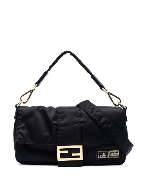 Fendi Pre-Owned 2010-2026 Porter Yoshida Nylon Convertible Baguette satchel