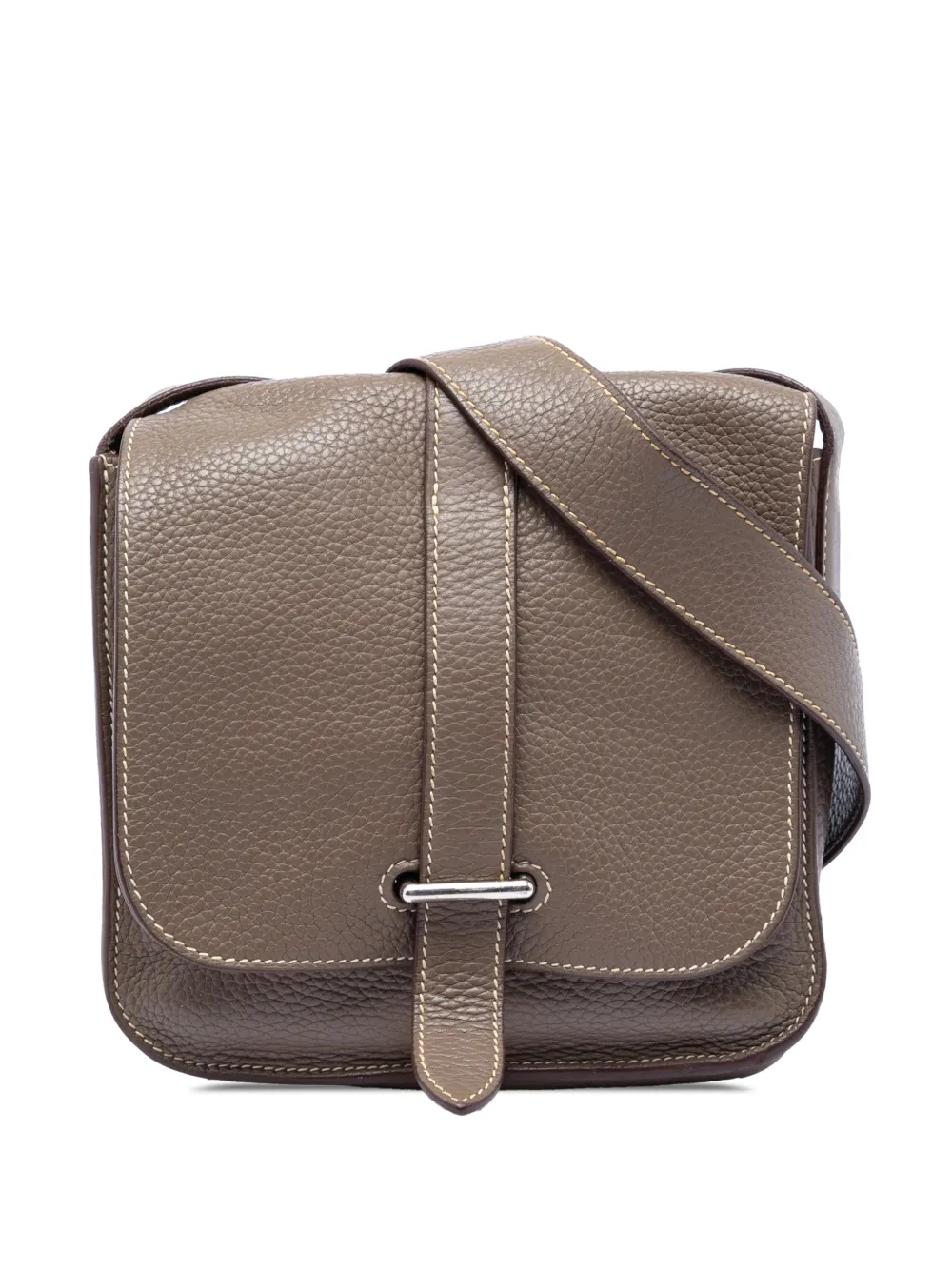 Hermès Pre-Owned 2011 Clemence Steve Pochette crossbody bag - Marrone