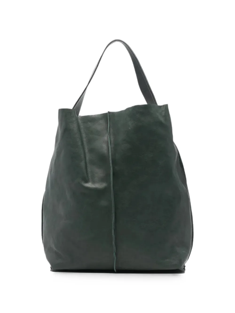 SOMMET Sahara leather shoulder bag - Verde
