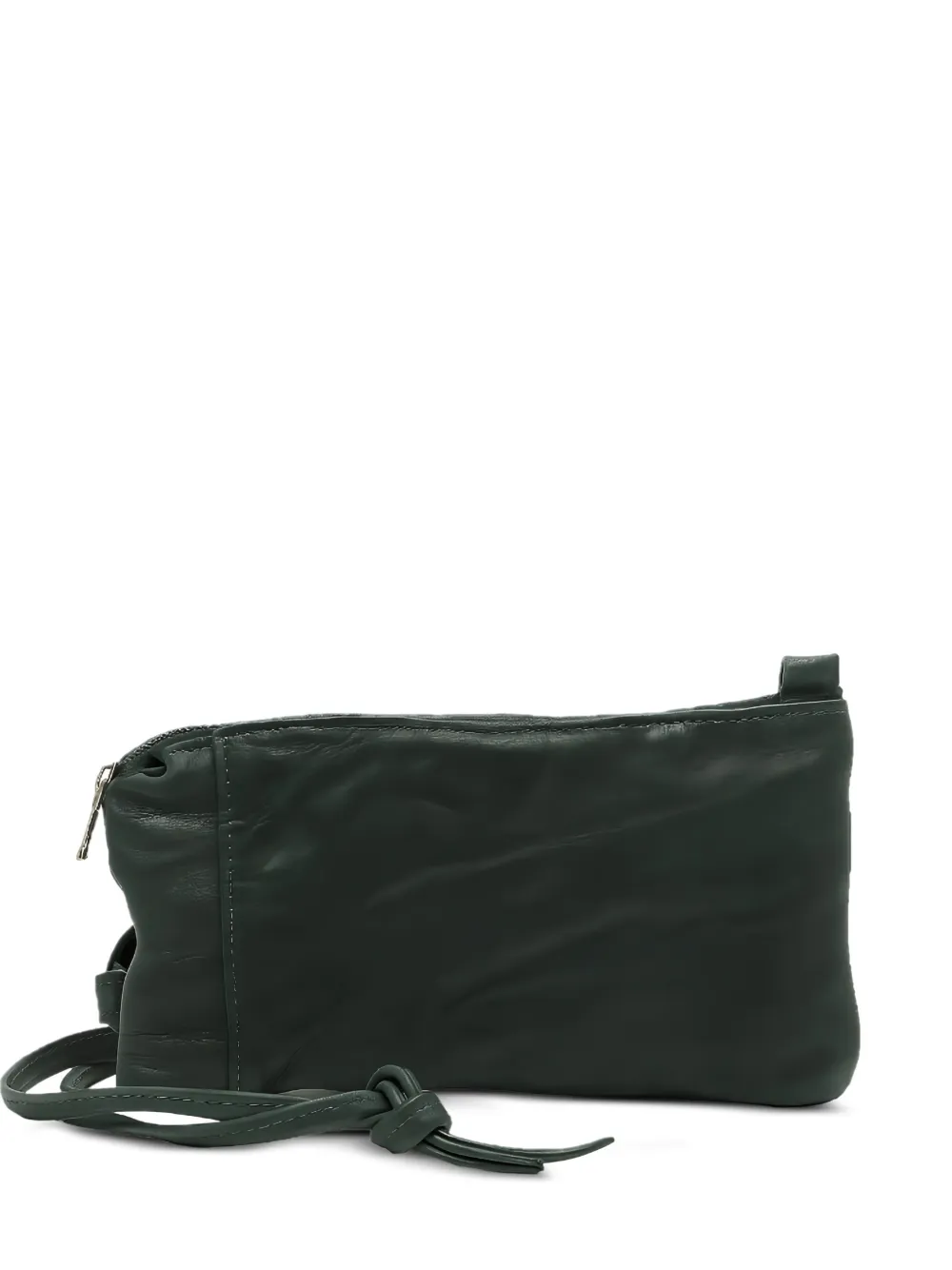 SOMMET Neck Pouch leather shoulder bag - Verde