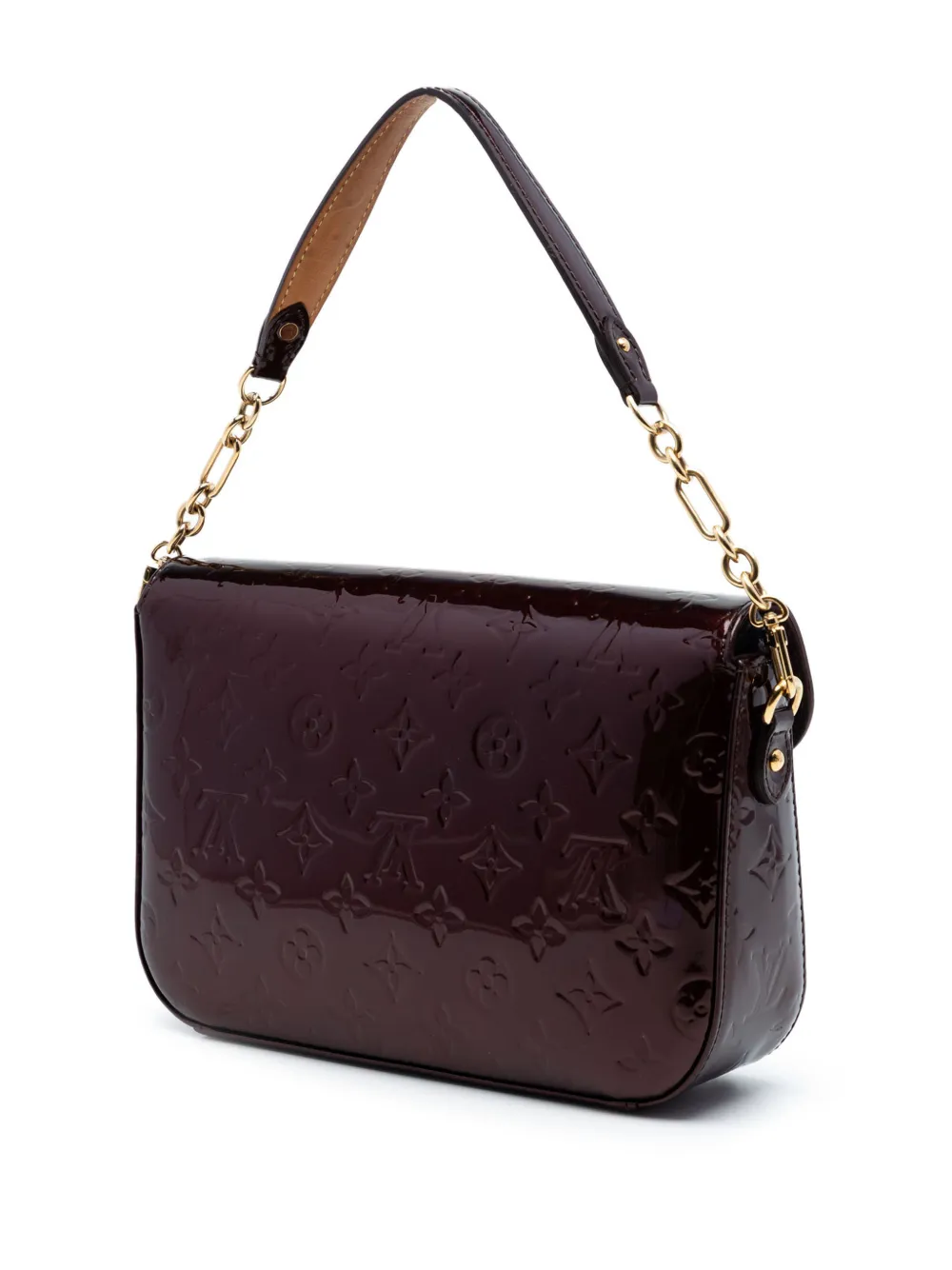  Louis Vuitton Pre-owned Borsa A Tracolla Rodeo Drive In Pelle Vernis Con Monogramma 2009-2010 - Viola 